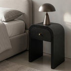 Curved Bedside Side Table