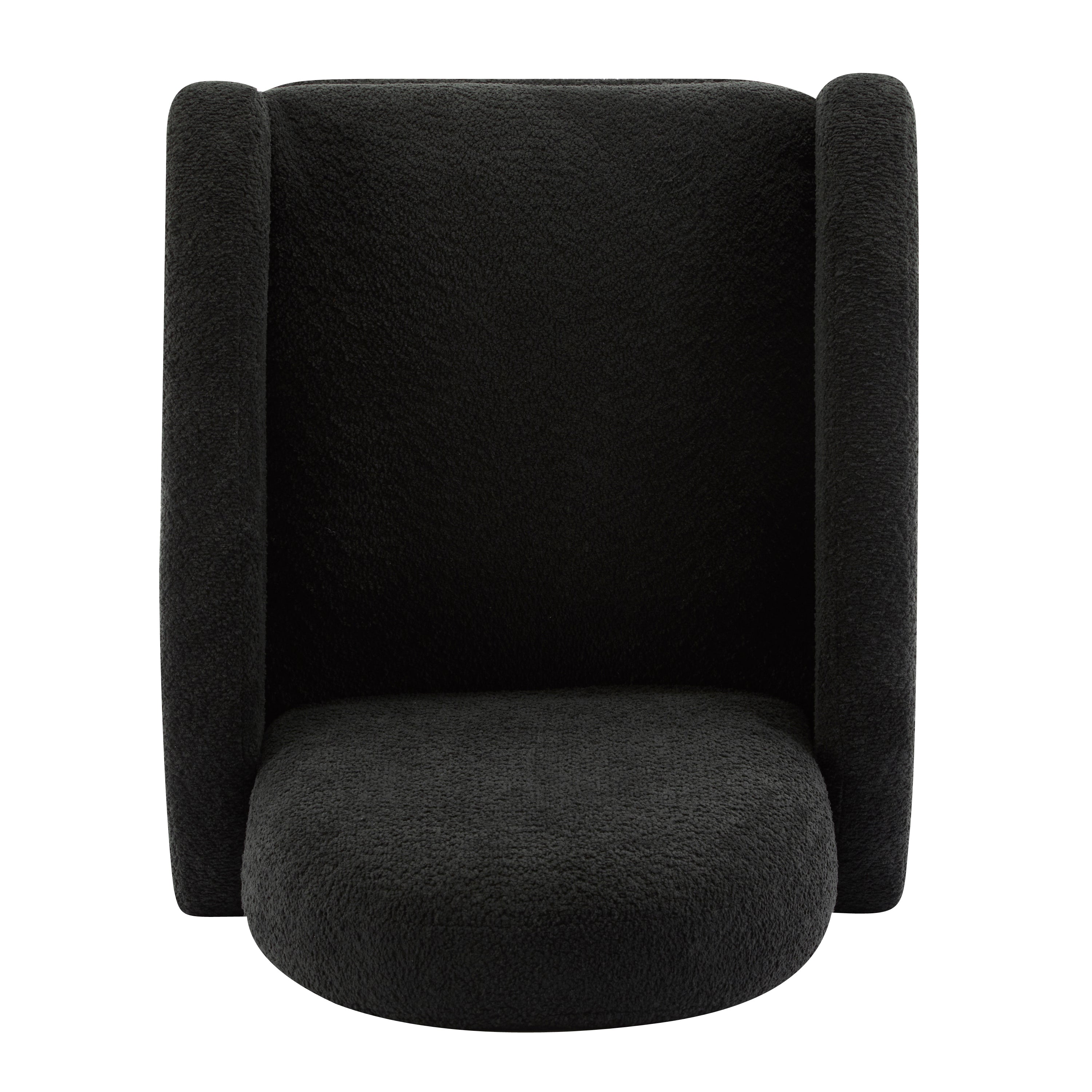 360 Swivel and Glider Recliner Chair - Black