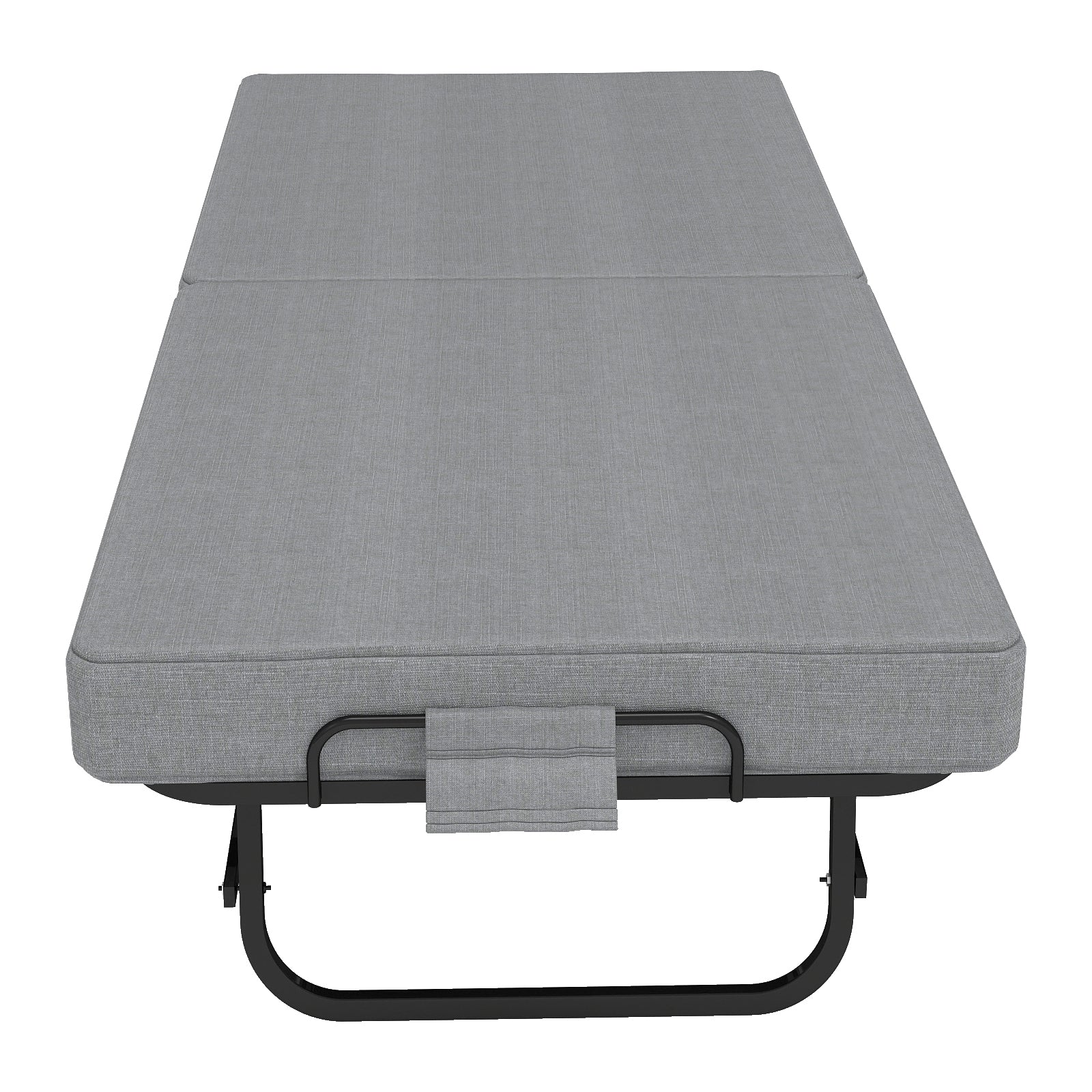 75" Folding Bed with Memory Foam Mattress