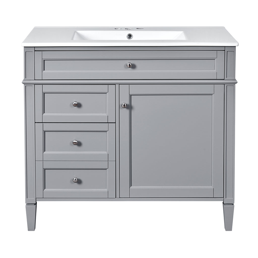36'' Bathroom Vanity with Top Sink