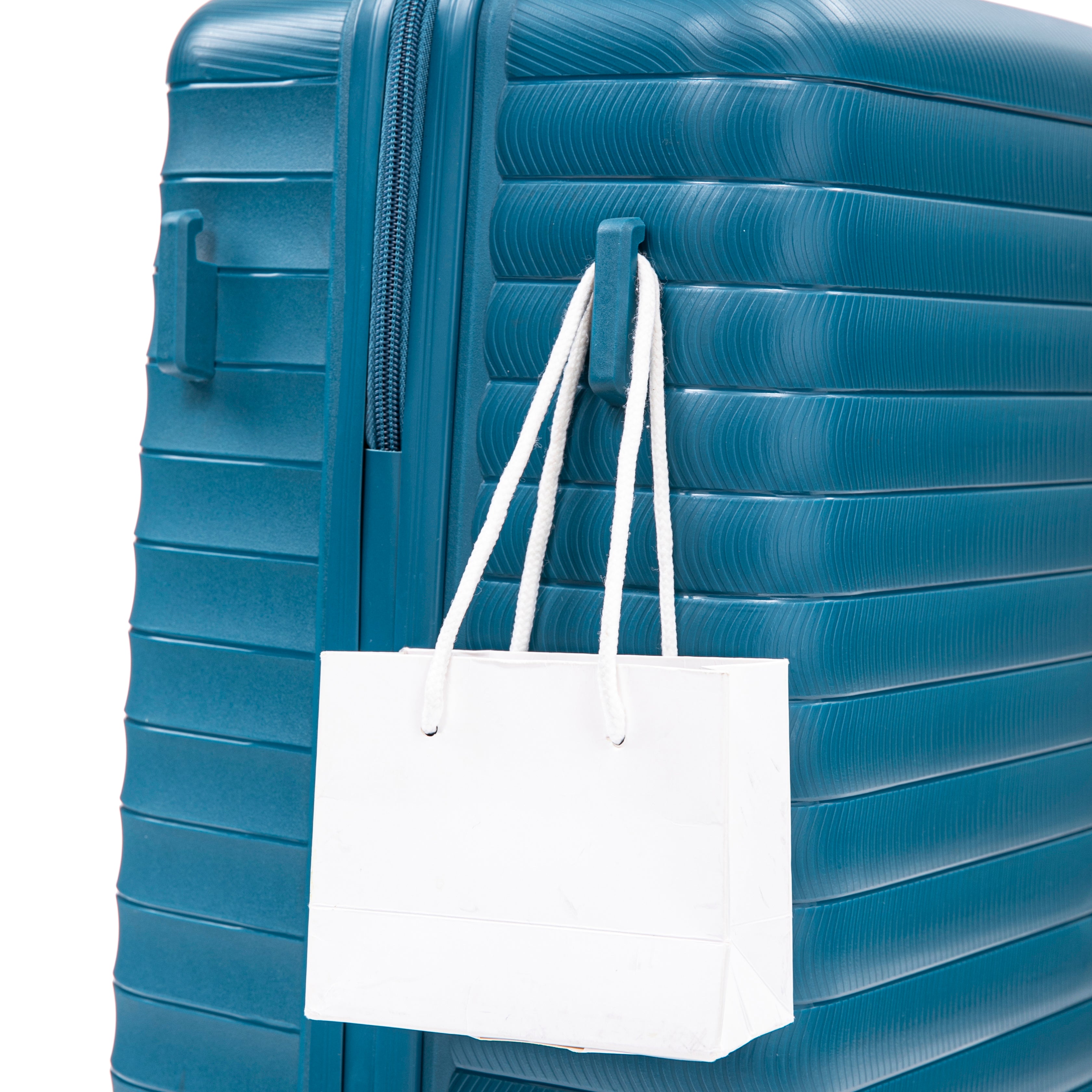 4-Piece Spinner Wheel Luggage Set with 14" Cosmetic Case