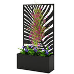 Freestanding Plant Bed with Trellis