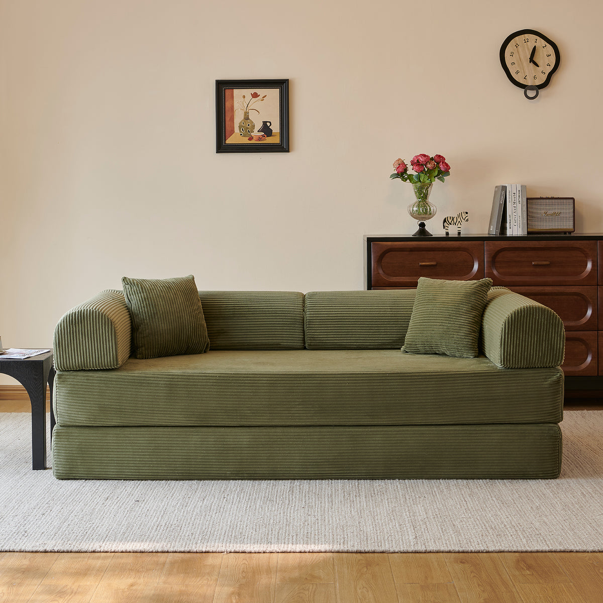 78.8" Compression Sofa - Convertible Floor Sofa Bed