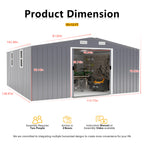 Campcraft 10x12ft Storage Shed
