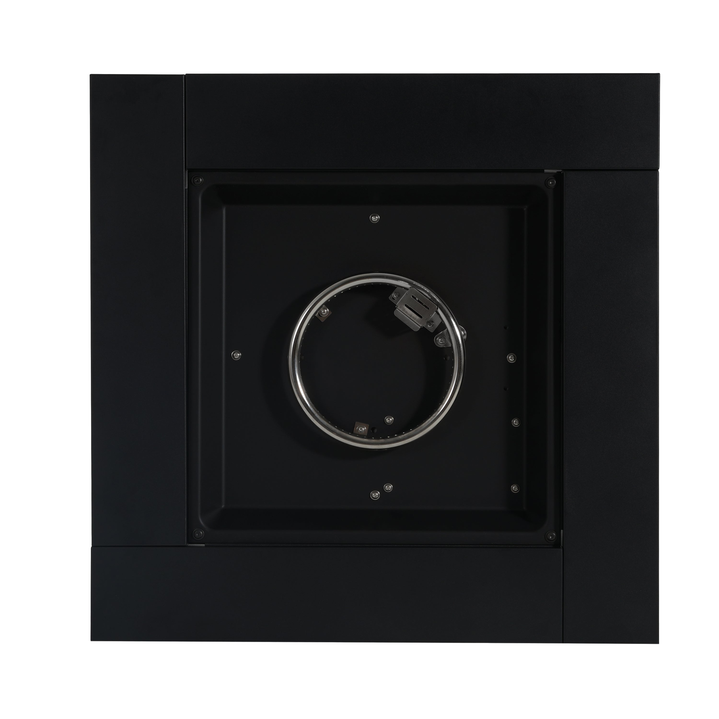 30inch Square  Steel Fire Pit Table, in Black,40000BTU