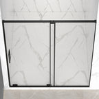 56-60" W x 72" H Semi-Frameless Sliding Shower Door