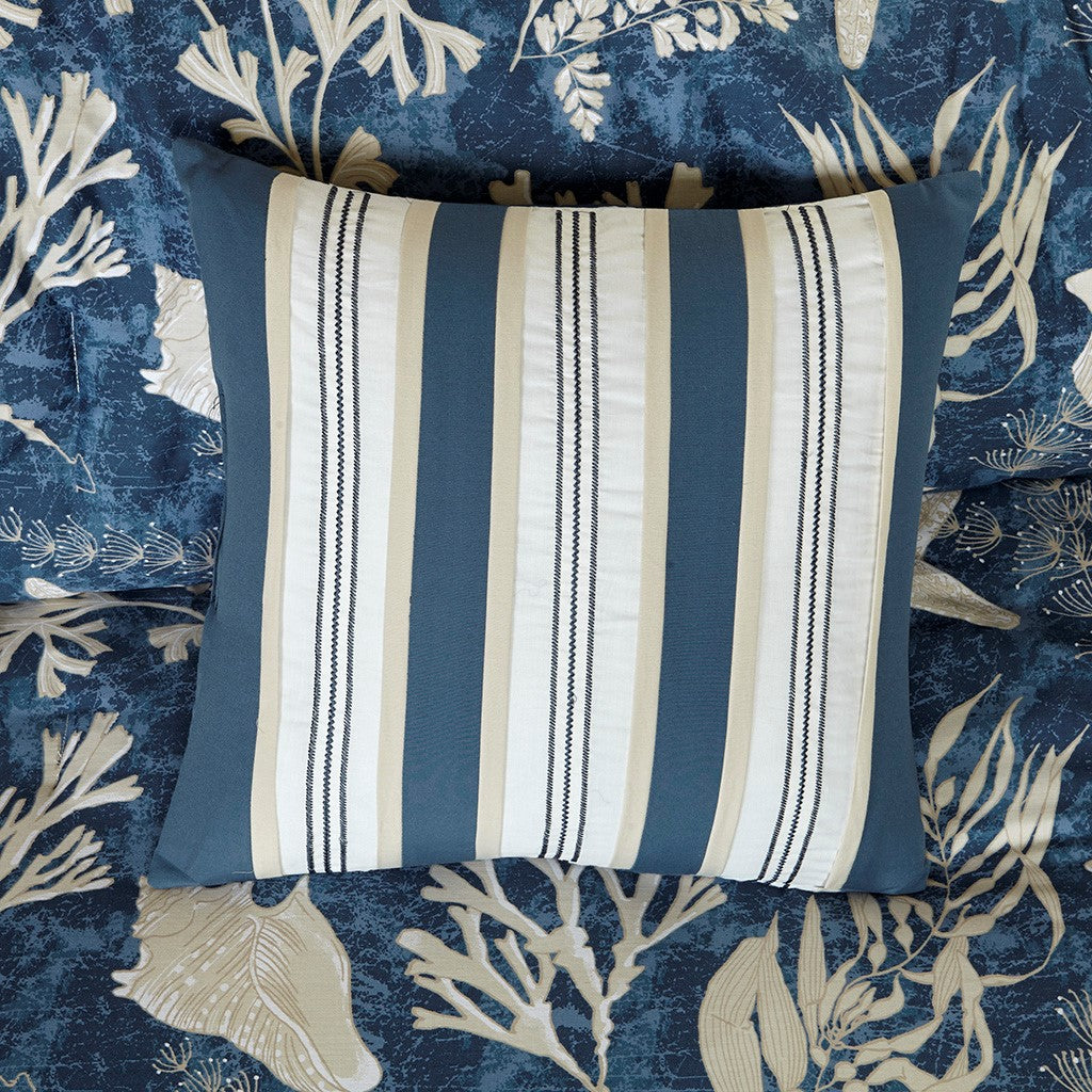 7 Piece Cotton Sateen Comforter Set
