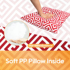 2 Pack Outdoor Throw Pillows, Waterproof & Fade-Resistant