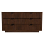 Lola Mid Century Modern Walnut Dresser