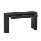 U_STYLE 58.3" Entryway Table with Large Top and Dual Drawers