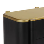 Contemporary 2 Drawers Nightstand