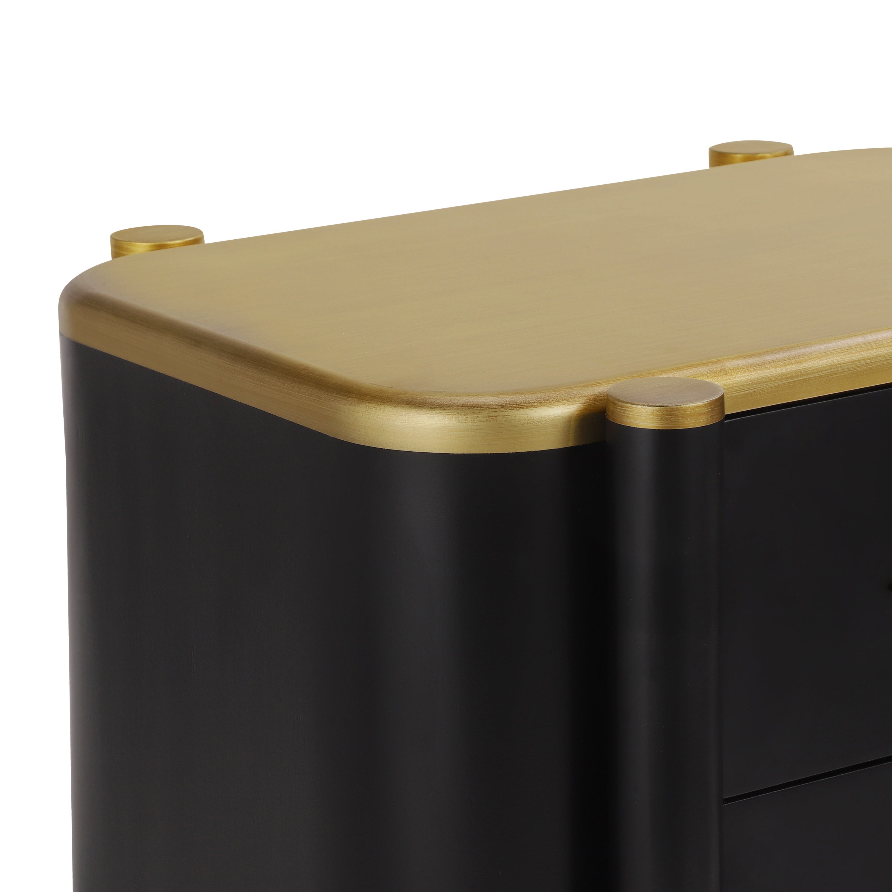 Contemporary 2 Drawers Nightstand