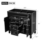 36'' Modern Bathroom Vanity without Top Sink