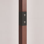 Solid Wood Freestanding Coat Rack with Storage Basket