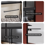 Spacious 60x72 Inch Frameless Shower Door
