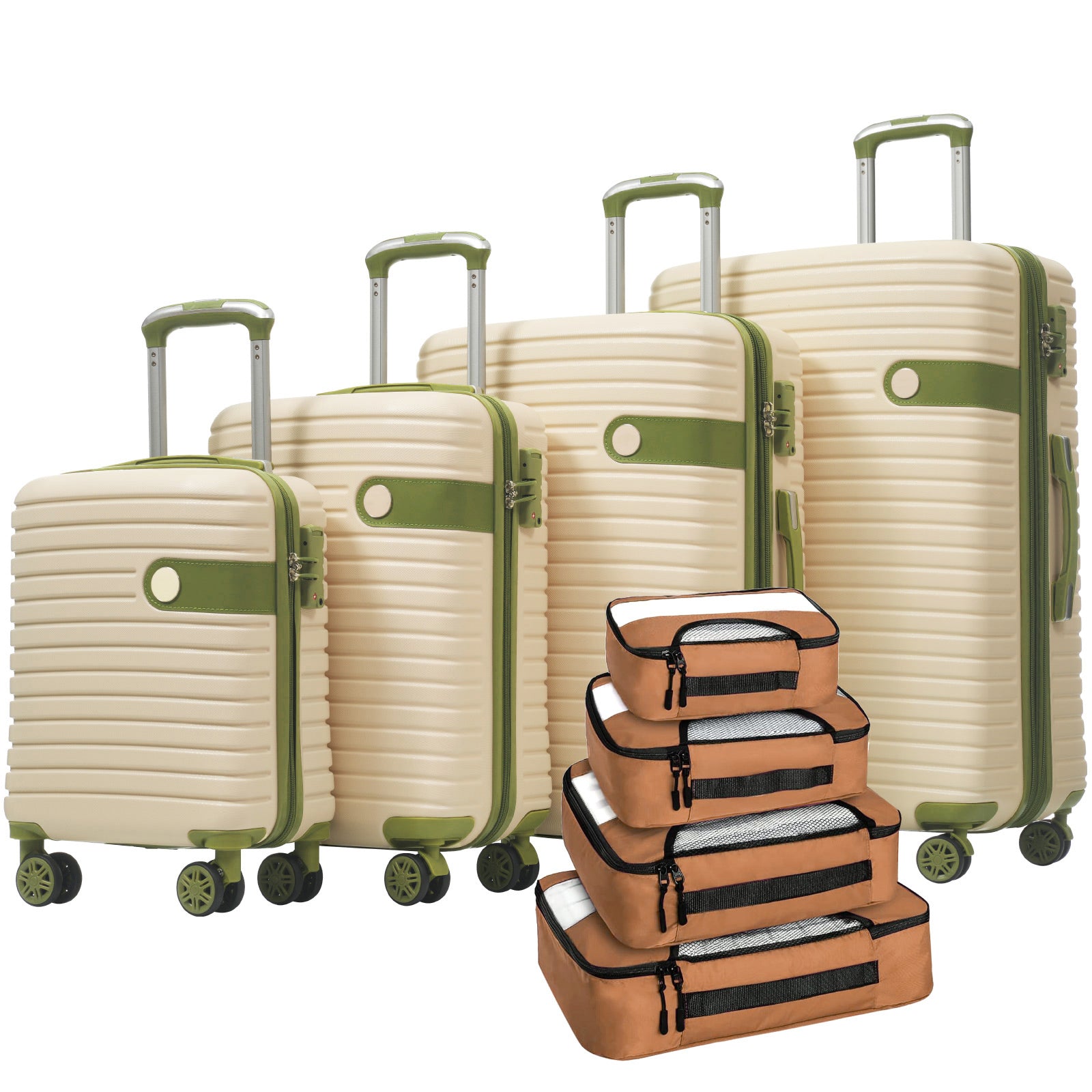 4 Piece Luggage Set Suitcase Set