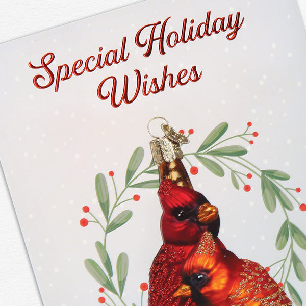 Cardinal Christmas Card