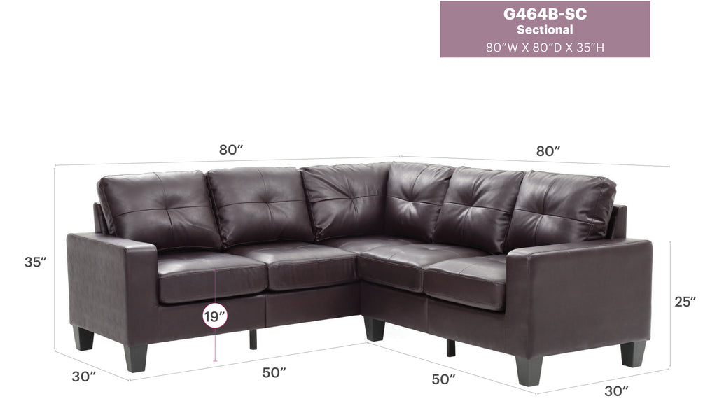 Newbury G464B-SC Sectional