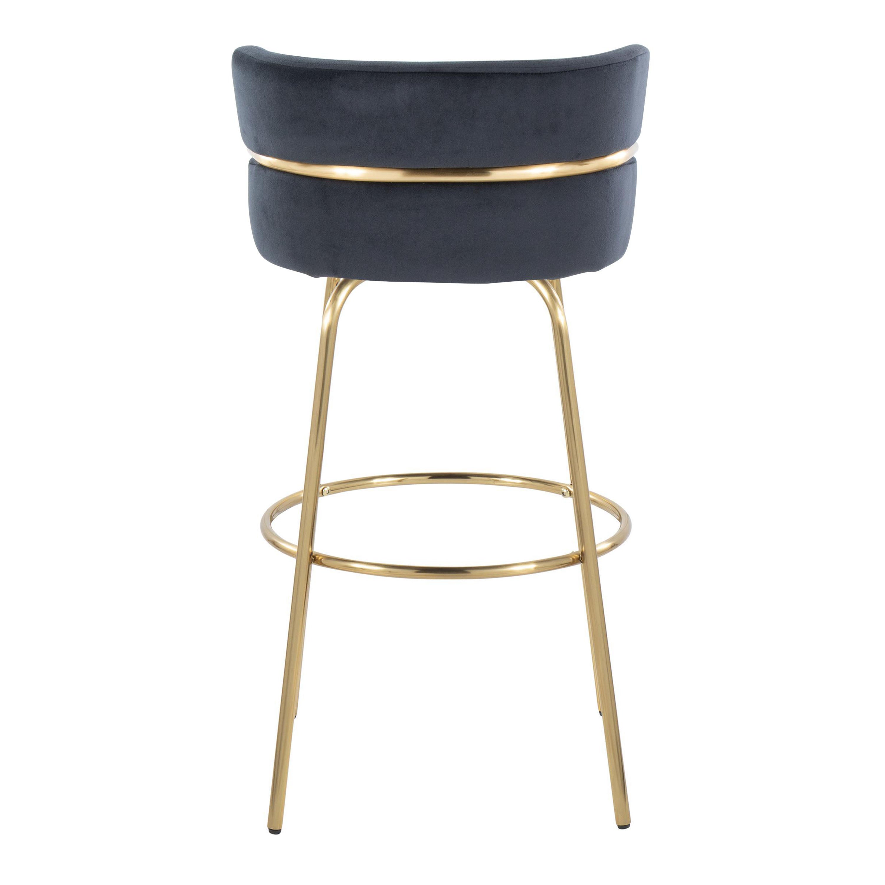 30" Fixed-Height Barstool with Swivel