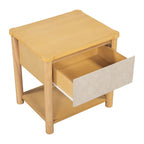 Wood Nightstand Set - Modern Nightstands with Drawer