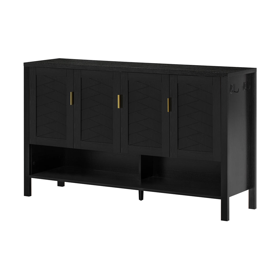 U_Style 55.1'' Storage Sideboard with 4 Doors