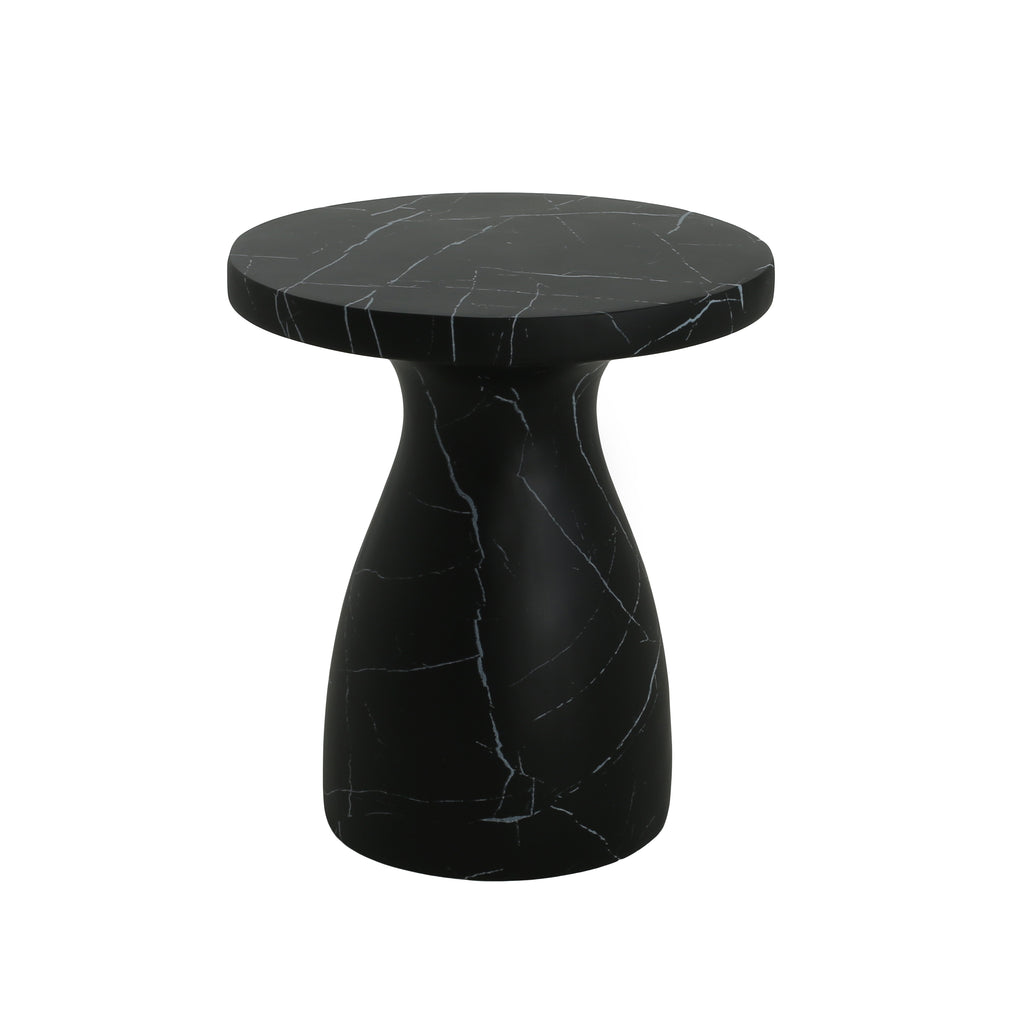 Outdoor Travertine MGO Side Table