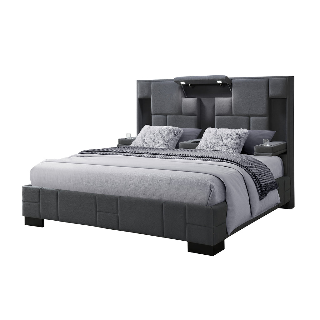 Yaris Dark Fabric Bed