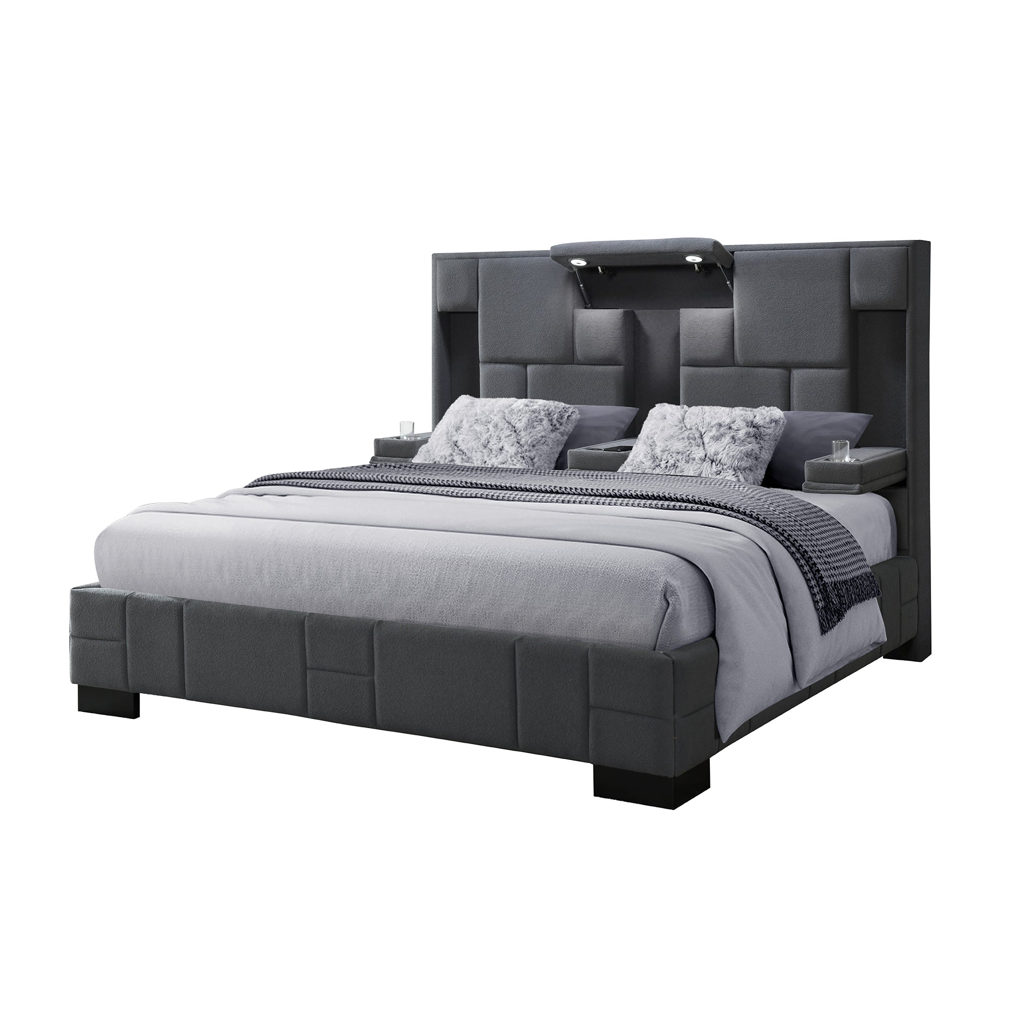 Yaris Dark Fabric Bed