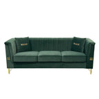 FX-P82B-GR Velvet Sofa