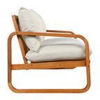 4-Piece Acacia Wood Outdoor Patio Furniture Set