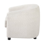 31.8" Modern Curved Barrel Accent Chair