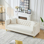 Chesterfield Velvet Sofa - 3 Seater