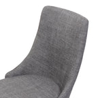 Mid Century Modern Fabric Armless Dining Chairs, Set of 2