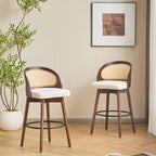 Como Indoor Wood Barstool