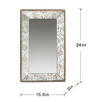 24" x 15" Antique Bathroom Mirror