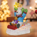 Star Powered Snow Boy Lighted Figurine