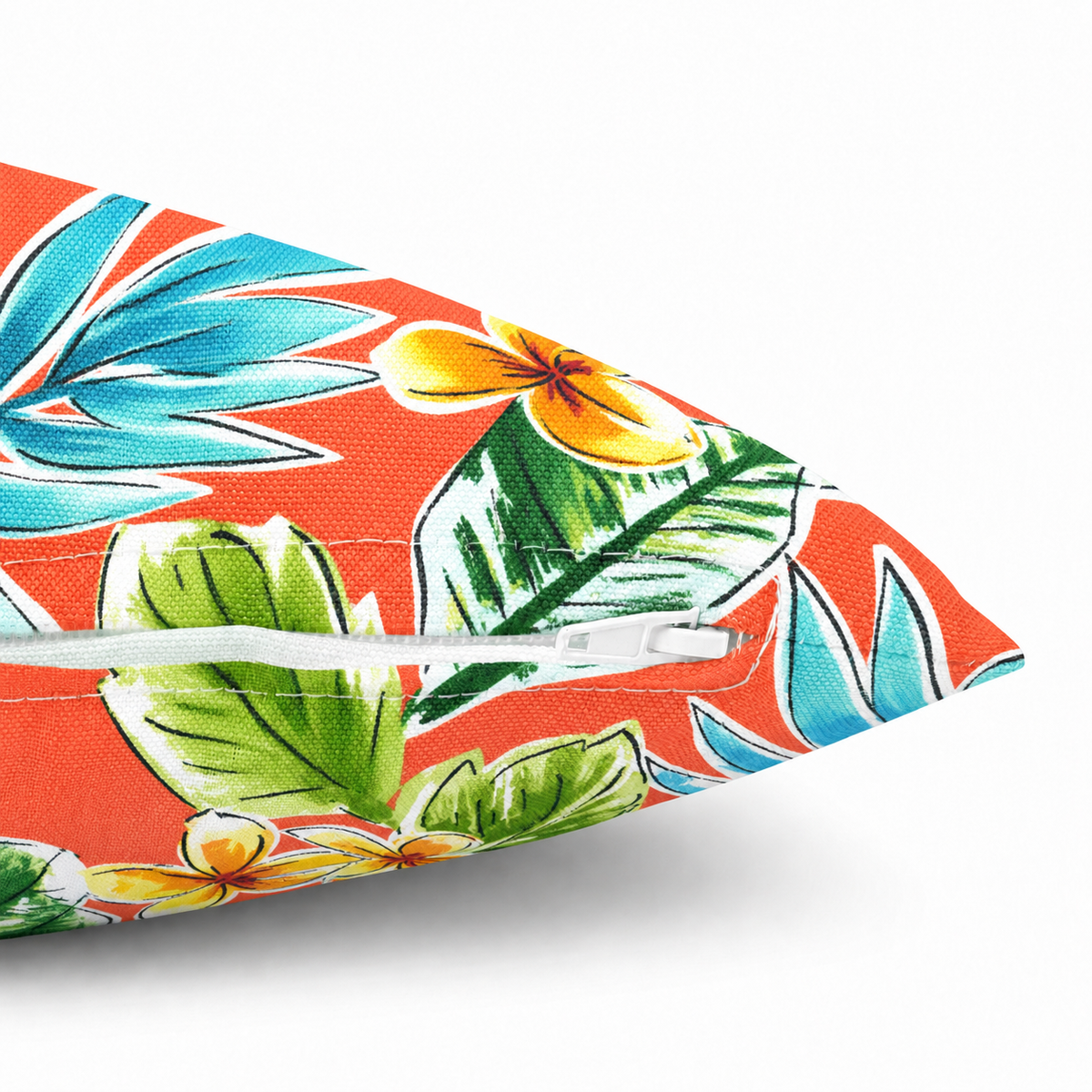 4 Pack Outdoor Pillow Covers – Tropical Palm Leaves