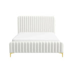Valery King Size Upholstered Platform Bed