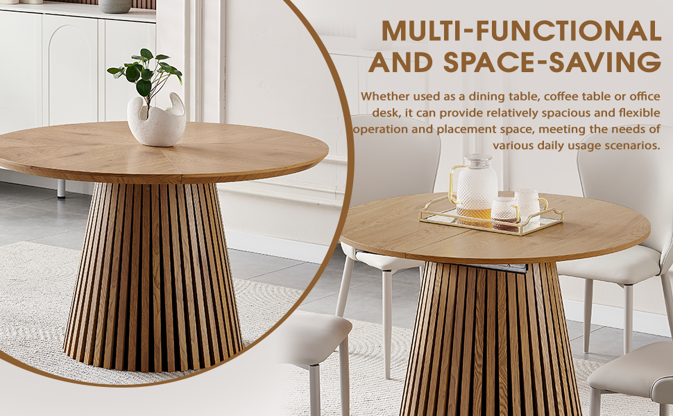 Wooden Round Dining Table