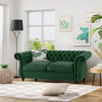 Chesterfield Style Loveseat Sofa