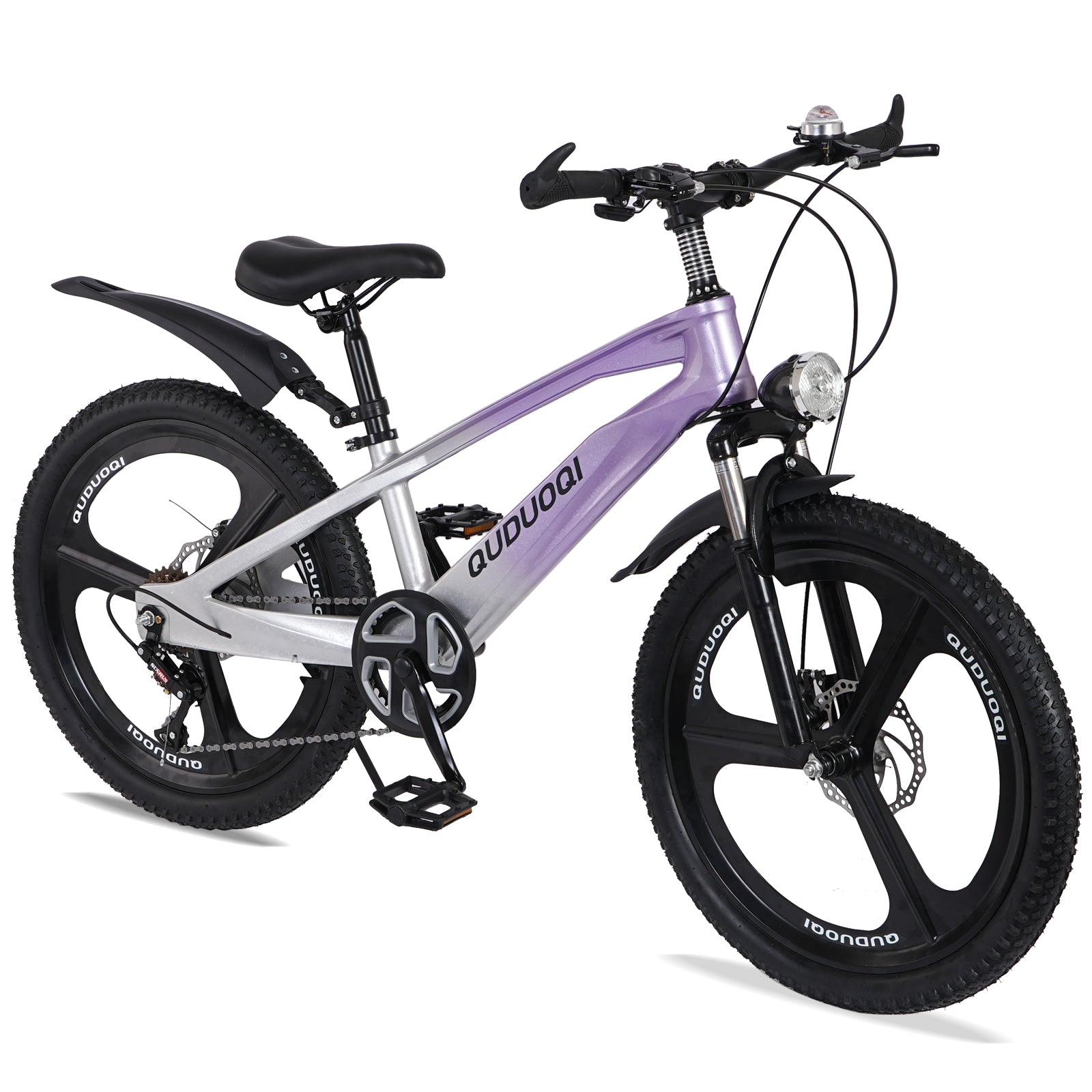FKZNPJ 20 Inch Kids Mountain Bike, 7-Speed Youth Bicycle