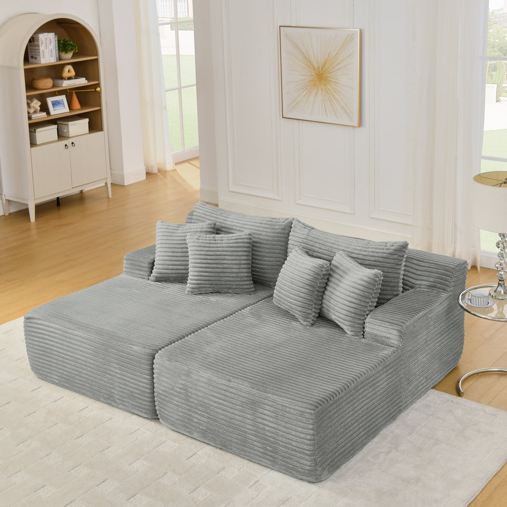 Two-Seater Lazy Sofa Lounge Chair
