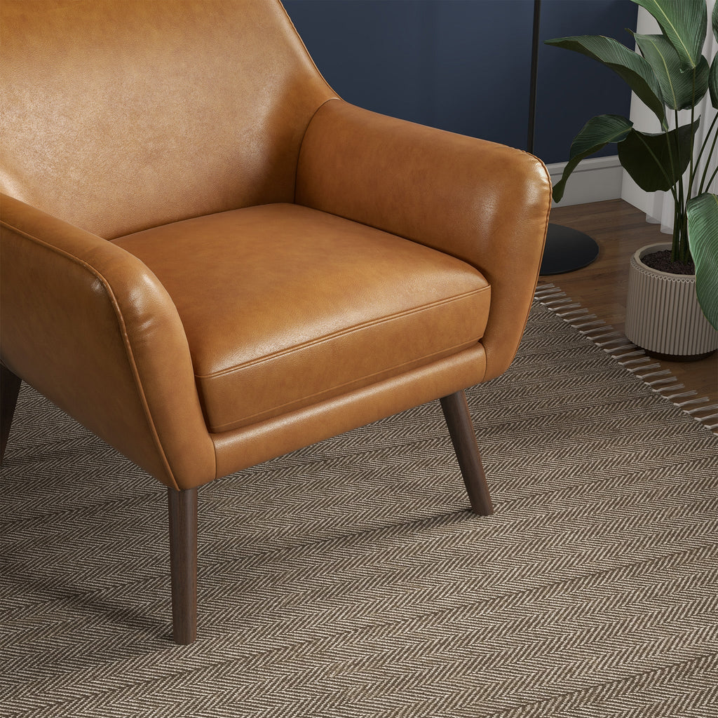 Panom Italian Leather Lounge Chair