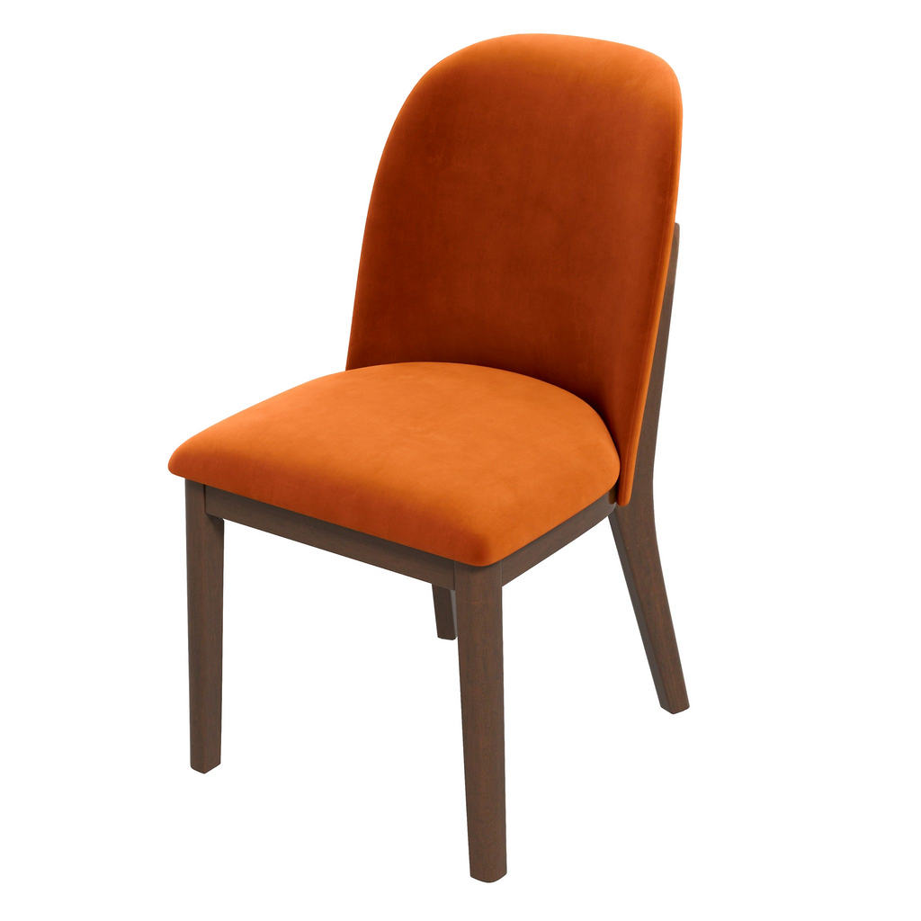 Kaitlyn Burnt Velvet Dining Chairs - Set of 2
