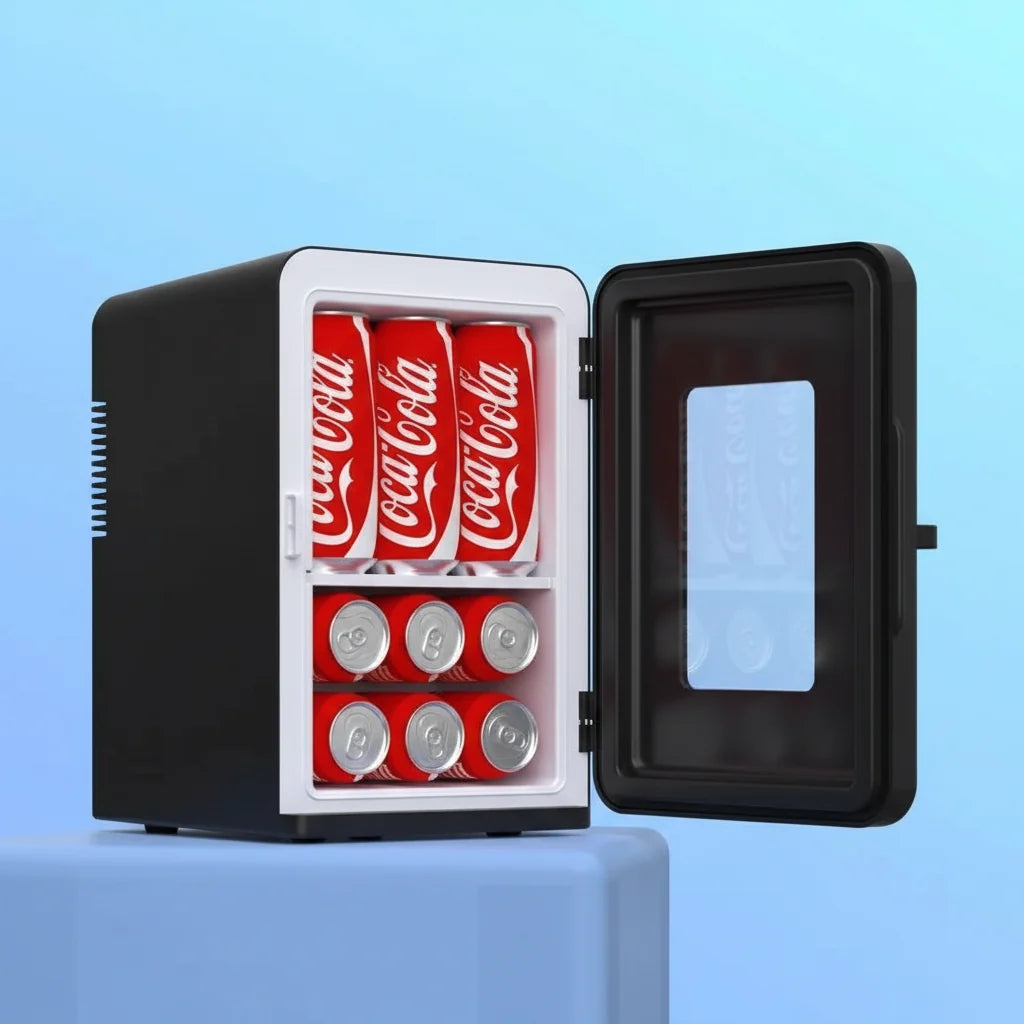 15L Portable Mini Fridge Thermoelectric Cooler Warmer for Bedroom Office Car Use