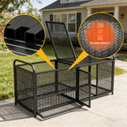 63" Chicken Cage Metal Poultry Breeding Coop
