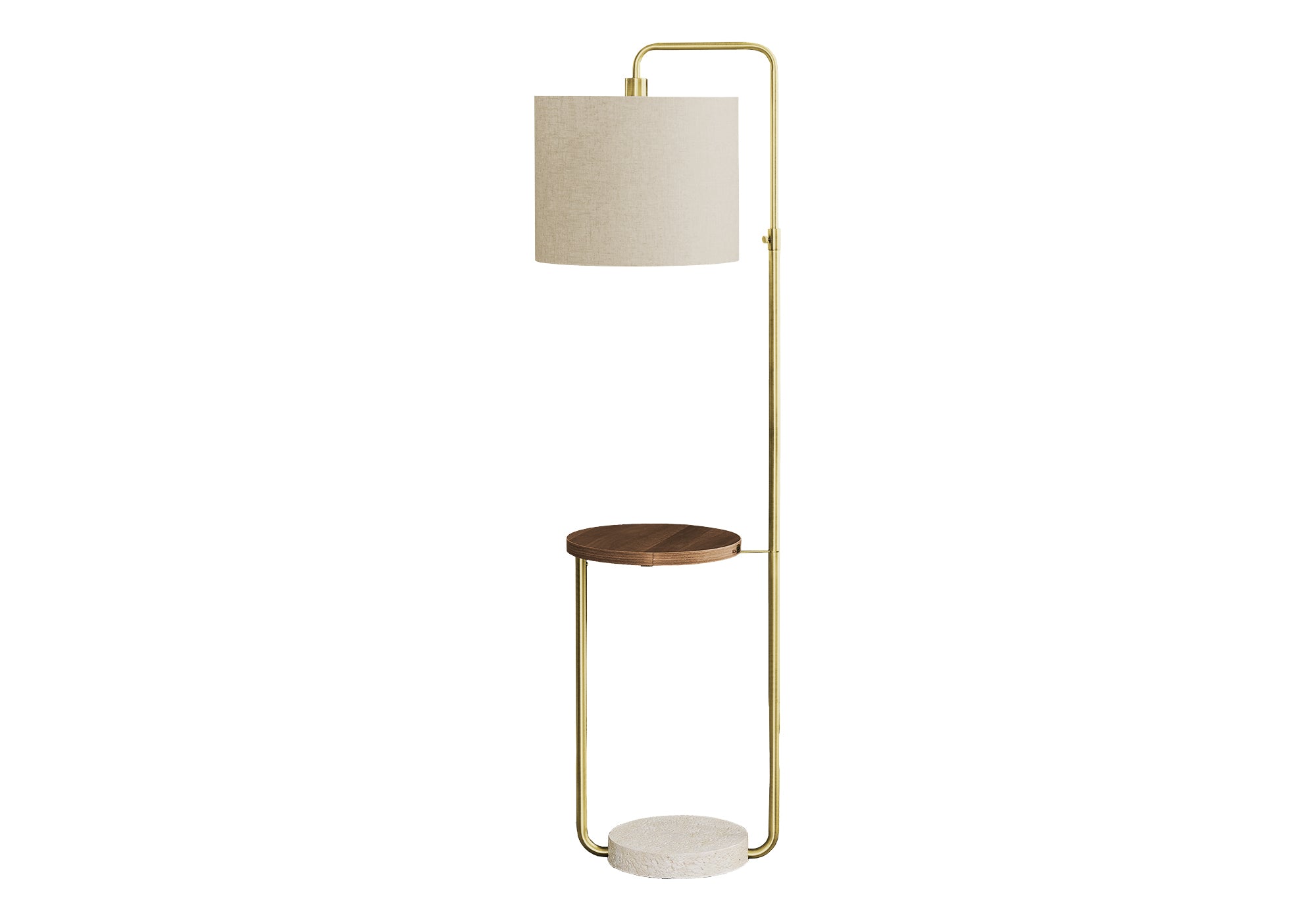 Modern 67" Floor Lamp with USB Port