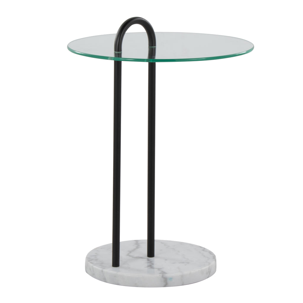 Claire Contemporary Glam Side Table