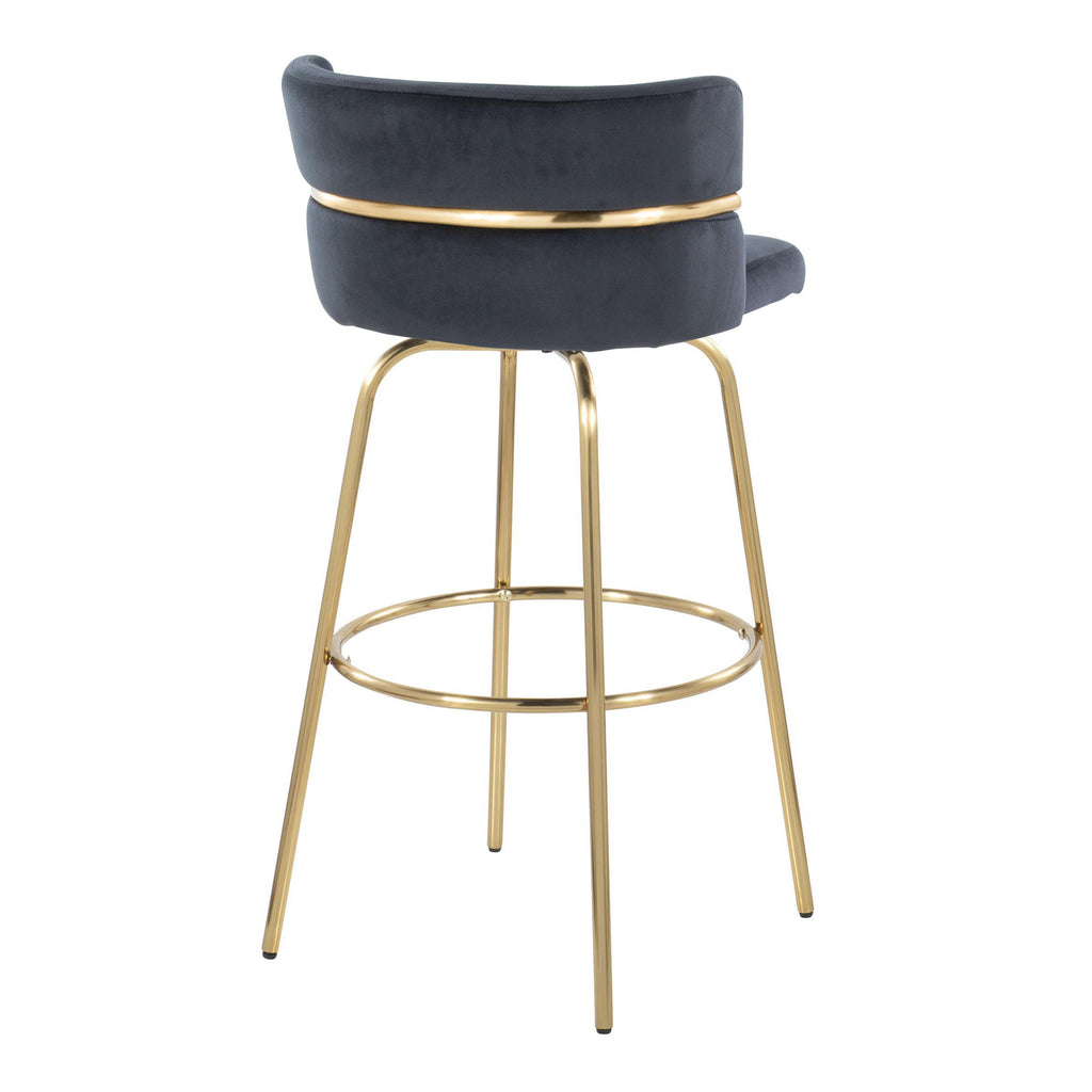 30" Fixed-Height Barstool with Swivel
