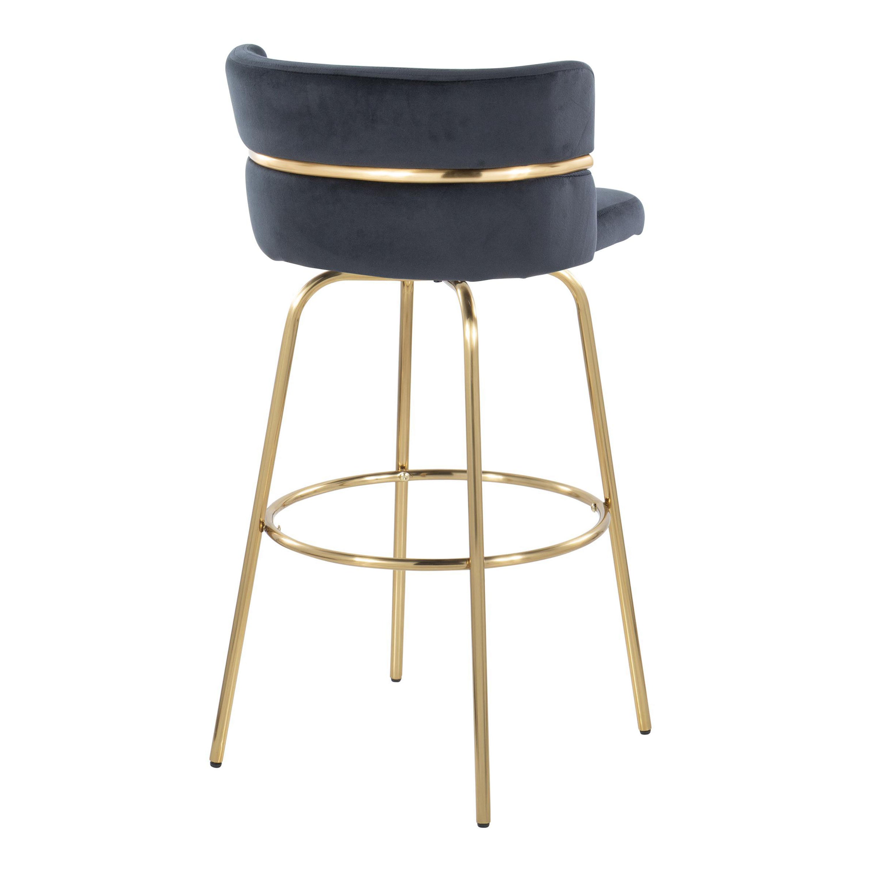 30" Fixed-Height Barstool with Swivel